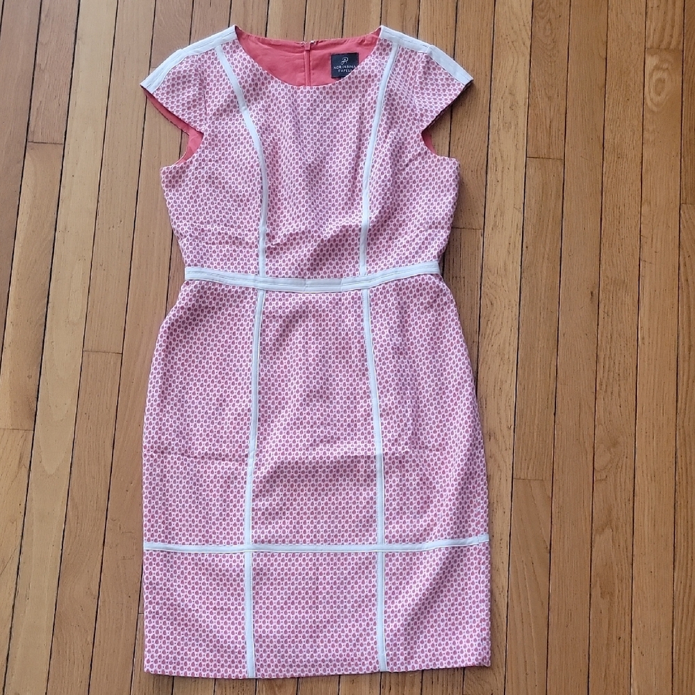 Elegant Pink Patterned Dress
